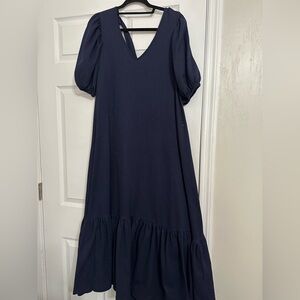 Navy Blue Maxi Dress